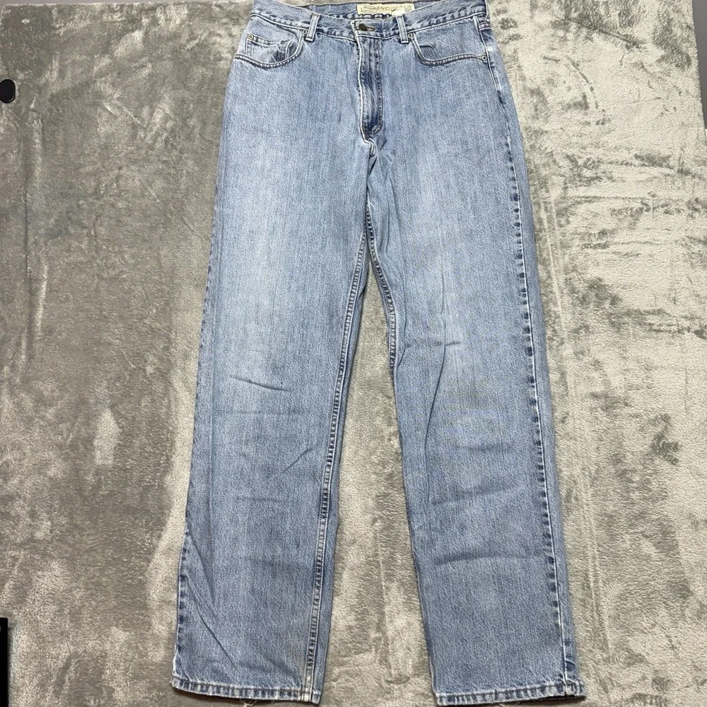 Abercrombie & Fitch Jeans Mens 32x33.5 Made in USA Baggy Straight Distressed 90s